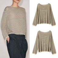 Beige Stripe Blouse 81110 (TENYR)