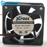 R RDL6025S Original Xinruilian XFAN 6025 12V 0.07 A 6CM Silent Axial Cooling Fan