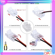 Led Strip Connector Connection 12v 2835 COB Clamp 8mm-10mm Led Strip Connector
