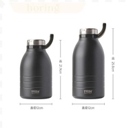 TYESO Vacuum Insulated Tumbler Water Bottle With Straw (1500ml/1900ml) TS-8818/TS-8819