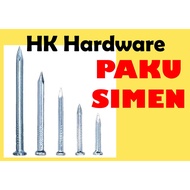 PAKU SIMEN / CONCRETE CEMENT NAILS / PAKU KONKRIT / PAKU SIMEN / PAKU BATU 3/4" - 1" - 1/1/4" - 1/1/