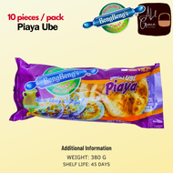 BongBong's Ube Piaya 10pcs/pack | Pasalubong Treats | Bacolod Pasalubong