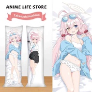 Blue Archive Takanashi Hoshino Dakimakura Anime Pillowcase Hugging Otaku Bedding Pillow Cushion Cove