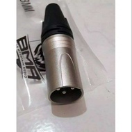 JEK BMA JACK CANON MALE BMA AC3MM ASLI KONEKTOR XLR 3P 3 PIN PLUG MIC JEK JAK BMA ORI