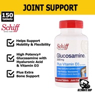Schiff, Glucosamine, Plus Vitamin D3, Bone & Joint Support, Joint Care Supplement, 2000mg, 150 Coate