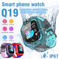 Q19 Kids Smart Watch Waterproof GPS Tracker SOS Phone Voice Camera Chat Children Math Game Flashlight Smart Watch For Boys Girls