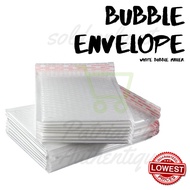 [White Bubble Mailer] Envelope Black Matte Bubble Wrap Mailer