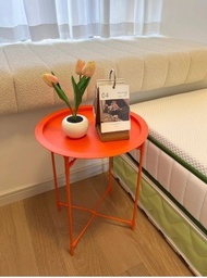 圓形折疊小邊几/小圓桌便攜茶几/戶外折疊枱子/沙發床邊桌邊几角几茶几 (T4726)