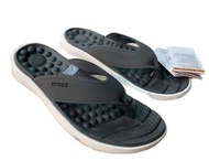 Crocs Reviva Flip รองเท้าแตะ เพื่อสุขภาพ คร็อคส์ ผู้ชาย (สินค้าขายดี)สีใหม่พร้อมส่ง!! งาน Outlet ถูกกว่า Shop รองเท้าแตะลำลอง รองเท้าแตะผู้ชาย