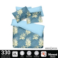 4-IN-1 King Ashley Myles Fitted Mattress Set Bedsheet Soft High Quality 330 Threadcount / Set Cadar 