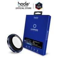 Hoda กระจกเลนส์กล้องสำหรับ iPhone 15 Pro / 15 Pro Max รุ่น Sapphire Lens Protector ขอบ Titanium by V