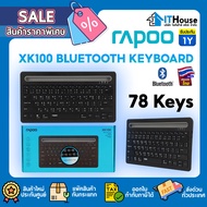 RAPOO KB-XK100-BK Bluetooth Keyboard Black Button Base Made Of Stainless Steel + Alloy Making It Lig