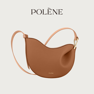 Polene Polene Tonca-Camel Color Matching Litchi Cowhide Messenger Bag16322