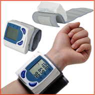 SM Automatic Digital Wrist Watch Blood Pressure Monitor for Measuring Heart Beat and Pulse Rate