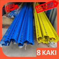 8' Besi Angle Rak Lubang / Slotted Angle Bar 8ft