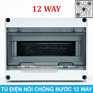Tủ điện 2 WAY 3 WAY 5 WAY 8 WAY 12 WAY 15 WAY 18 WAY 24 WAY chống nước chống bụi – Tủ điện lắp nổi T