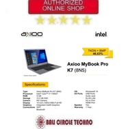 Axioo Mybook Pro K7 (8N5) CORE i7 1165G7 8GB 512GB SSD NVME Win 10 Pro