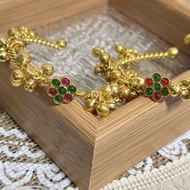 Kashmiri Ghungroo Brass Adjustable Bangle | Full Bells | Traditional Indian Bracelet | Ethnic Jewell