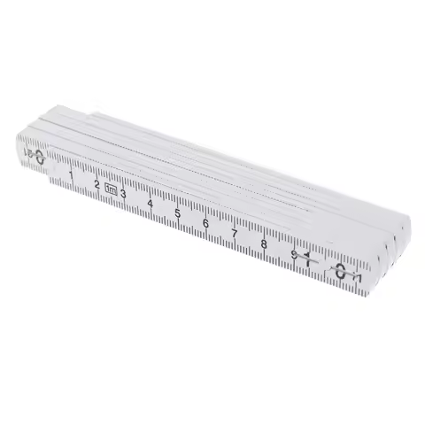 1M 2M Of Folding Carpenter's Ruler, Lightweight And Compact Measuring Rule Slider, Used For Woodwork