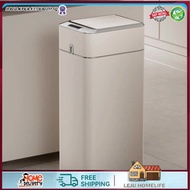 LEJU Dustbin Intelligent Sensing Dustbin With Lid Automatic Waste Bin High-Capacity Rubbish