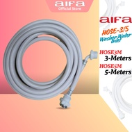 Aifa Washer Water Hose Inlet, Washing Machine Long Pipe Tube Connector Kit- 3metres/5metres