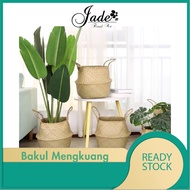 READY STOCK BASKET RATTAN / BAKUL PASU SEAGRASS / LAUNDRY BASKET / BAKUL ANYAMAN / RAGA RATTAN / BL6