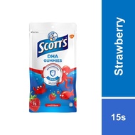 Scott's DHA Gummies Strawberry 15s