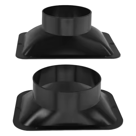Duct Fan Hose Adapter Flange Vent Connector Kitchen Hood Ventilation Hose Connector Exhaust Duct Fit
