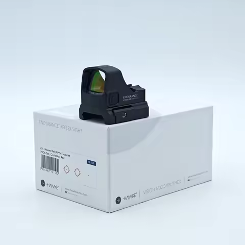 Hawke Endurance Reflex Sights 1x22 Weaver/RMSc 3MOA Dot/Circle Dot -Red Dot Sight Scope for Hunting 