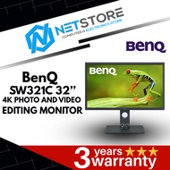 BENQ SW321C 32 INCH 4K PHOTO AND VIDEO EDITING MONITOR