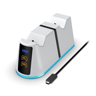 IINE PS5 Dual Charging Dock Wireless Game Controller Charger Simultaneously Charges Two Controllers 