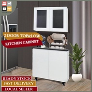 GOFORHOME KABINET DAPUR ATAS DAN BAWAH 2 PINTU 2 Door Kitchen Cabinet  Kabinet Dapur  Almari Dapur  