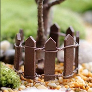 Miniature Fairy Garden Kit Wood Fence Terrarium Doll House DIY Accessories Home Decor