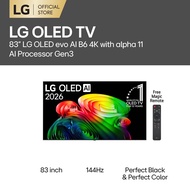 83 inch LG OLED AI B6 4K Smart TV 2026