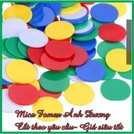 Round mica sheet 2mm thick (2 cups) in many colors 2cm, 5cm, 10cm, 15cm, 20cm (cut to order)