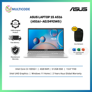 Asus Laptop 15 A516J-AEJ3492WS 15.6'' FHD Transparent Silver ( I3-1005G1, 4GB, 512GB SSD, Intel, W11, HS )