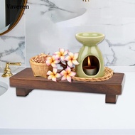 [Vaveren] Wood Pedestal Stand Versatile for Decoration Plant Stand Wood Display Stand for