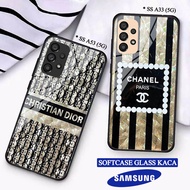 Softcase Glass Kaca SAMSUNG A33(5G) A53(5G) - Casing hp SAMSUNG A33(5G) A53(5G) [ S03 ].