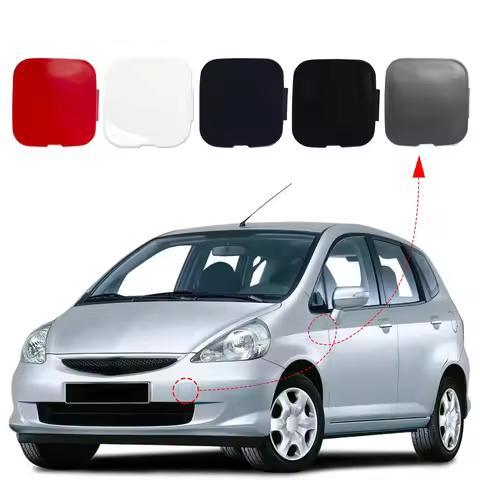 Front Bumper Tow Hook Cover Cap Towing Eye For Honda Jazz Fit Accessories 2005 2006 2007 2008 GD1 GD