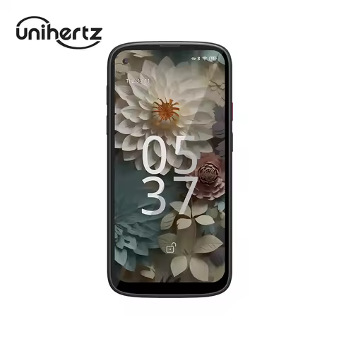 Unihertz Jelly Max, Small 5G Android 14 Black Smartphone with 66W Fast Charging Multiple Languages S