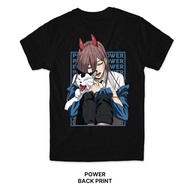 Power| Chainsaw Man T-Shirt Series (Singapore 3-5 Days Delivery) Front Print Crafter Tee Anime Manga