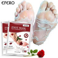 Efero FOOT MASK EXFOLIATING FOOT MASK Dead Skin FOOT MASK EXFOLIATING FOOT MASK One Pair ROSE