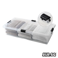(JIJI.SG) FAUCI Transparent Under Bed Storage Box - Storage / Box / Transparent / Under Bed / Multi-