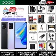 Oppo A95 (New) 13GB RAM (8GB+5GB RAM Expansion)| Gift Worth Rm299