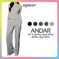ANDAR Air Cooling Wide Leg Pants | Extra Long Maxi Leggings