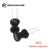 10pcs 0912 9*12mm I-shape Power Inductor Inductance Copper Coil 6.8 22 33 47 68 100 150 220 330 470 