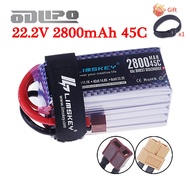 6S Power Battery 22.2V RC Lipo 2800mah XT60 T Plug 45C Battery For RC Electric Toys Helicopter Racin
