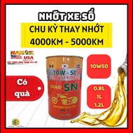NANOIL USA 10W50 GOLD SN transmission lubricant (0.8L-1L-1.2L) (tin can packaging) 100% synthetic oi