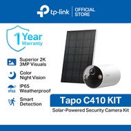 TP-Link Tapo C410 Kit Solar-Powered Security Camera Kit | Solar Panel | CCTV Camera Connects to Cell