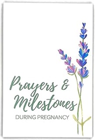 Autumn & Annie Pregnancy Prayer Cards, Weekly Pregnancy Prayer & Milestone Cards for Expecting Mothe